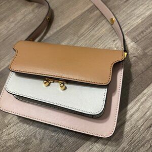 Marni Smooth Leather Mini Trunk Bag